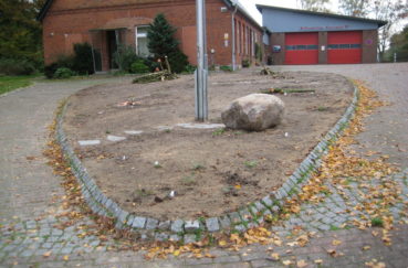 Das Wildblumenbeet Von Vorne