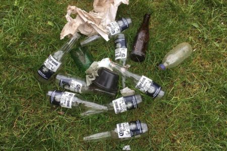 Überreste einer Corona-Party?