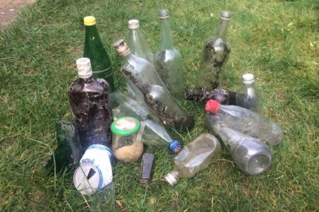 Funde an der Angelstelle am Kanal